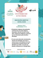 Curso Introdução à saúde dos povos indígenas está com inscrições abertas de 20/9 a 30/9