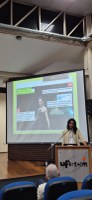 Profa. Dra. Valquíria Graia Correia apresenta palestra de abertura no Congresso de Inciação Científica com enfoque na realidade profissional para Pessoas Trans