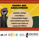 VAMOS NOS AQUILOMBAR! FOTO COLETIVA DA UFSCar Negra